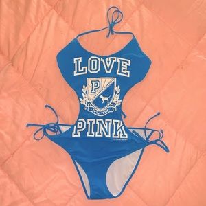 Y2k PINK cutout bikini swimsuit